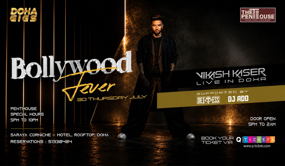 DJ Vikash Kaser Brings Bollywood Fever to Qatar This July